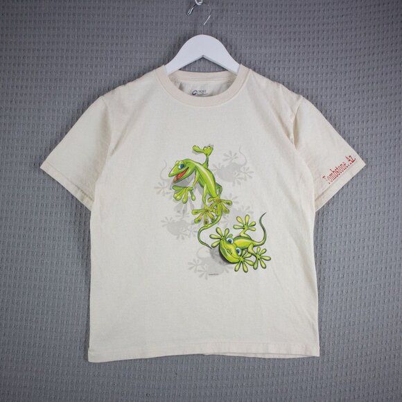 Arizona Y2K Gecko Graphic Tee Youth Size 14 Mens XS - Picture 1 of 7